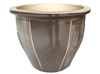 Garden Accessories, Pots & Planters > Malay Series
Flat Rim Malay Pot : Carving Art #301 (Brushed Saddle Brown)