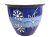 Garden Accessories, Pots & Planters > Malay Series
Flat Rim Malay Pot : Flower Carving #309 (Imperial Blue)