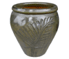 Clay Pots & Planters > Urn Series
HaiNam Urn : Design #307:<br>Rim Glazed (Dark Forest Green)