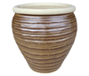 Clay Pots & Planters > Urn Series
HaiNam Urn : Design #304:<br>Rim Unglazed (Saddle Brown)