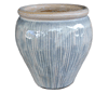 Clay Pots & Planters > Urn Series
HaiNam Urn : Design #305:<br>Rim Glazed (Blue/Lavender)