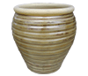 Clay Pots & Planters > Urn Series
HaiNam Urn : Design #304:<br>Rim Unglazed (Olive Green)