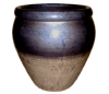 Clay Pots & Planters > Urn Series
HaiNam Urn : Two Tone (Matte Black/Capuchino)