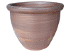 Frost Proof Pots & Planters > Malay Series
Round Rim Malay Pot : Plain Unglazed (Washed Brown)