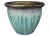Frost Proof Pots & Planters > Malay Series
Round Rim Malay Pot : Plain Color (Waterfall on Green)