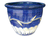 Frost Proof Pots & Planters > Malay Series
Round Rim Malay Pot : Carving Art #139 (Imperial Blue)