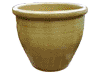 Frost Proof Pots & Planters > Malay Series
Round Rim Malay Pot : Plain Color (Honey)