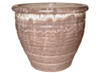 Frost Proof Pots & Planters > Malay Series
Round Rim Malay Pot : Loose Coil Design (Milky Brown)