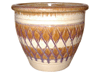 Frost Proof Pots & Planters > Malay Series
Round Rim Malay Pot : Special Art Design: Pineapple (Honey Deco)