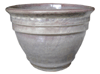 Wholesale Glazed Pottery Pots & Planters > Stackable Series
Camille Pot : Plain Color:<br>Rim Glazed (Blossom Brown)
