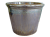 Wholesale Large Planters, Pots & Planters > Stackable Series
Dynasty Pot : Plain Color:<br>Rim Glazed (Falling Brown)
