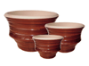 Ceramic Pots & Planters > Contemporary Series
French Pot : Rim Unglazed (Oxblood Red)