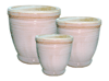 Garden Pottery Pots & Planters > Egg Series
New Egg Pot : Dense Coil Design (Off White)