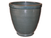 Garden Pottery Pots & Planters > Egg Series
New Egg Pot : Dense Coil Design (Running Green)
