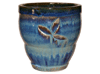 Garden Pottery Pots & Planters > Egg Series
New Egg Pot : Embossed Double Stripe Lines (Falling Blue)