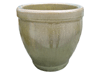 Garden Pottery Pots & Planters > Egg Series
New Egg Pot : Plain Color:<br>Rim Glazed (Ice Green)