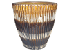 Garden Pottery Pots & Planters > Egg Series
New Egg Pot : Special Art Design: Vertical Grooves (Brown Deco)
