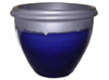 Frost Resistant Pots & Planters > Malay Series
New Rim Malay Pot : Two Tone (Matte Black/Blue)