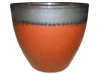 Garden Planters, Pots & Planters > Egg Series
Rimless Egg Pot : Two Tone (Matte Black/Oxblood Red)