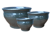 Wholesale Flower Pots & Planters > Necked Series
Short Necked Pot : Rim Glazed (Moss Green)