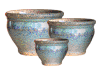Wholesale Flower Pots & Planters > Necked Series
Short Necked Pot : Splashing Design (Green/Blue/Brown)