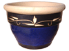 Wholesale Garden Supplier, Pots & Planters > Stackable Series
Squat Bell Pot : Delight Carving (Running Blue/Black)