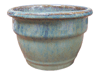 Wholesale Garden Supplier, Pots & Planters > Stackable Series
Squat Bell Pot : Plain Color (Falling Green)