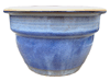 Wholesale Garden Supplier, Pots & Planters > Stackable Series
Squat Bell Pot : Two-Tone Design (Running Light Blue)
