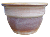 Wholesale Garden Supplier, Pots & Planters > Stackable Series
Squat Bell Pot : Two-Tone Design (Running Light Brown)