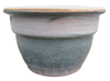 Wholesale Garden Supplier, Pots & Planters > Stackable Series
Squat Bell Pot : Two-Tone Design (Running Light Green)