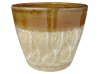 Flower Pots & Planters > Cone/Cylinder Series
Squat Cone Pot : Two-Tone Design (Honey/Cream)