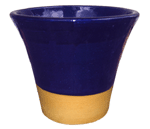 Pottery Supply, Pots & Planters > Flared Series
Stamford Planter : Bottom Unglazed (Imperial Blue)