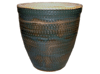 Terracotta Pots & Planters > Egg Series
Standard Egg Pot : Scallop Design (Green Wave Brush)