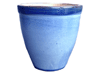 Terracotta Pots & Planters > Egg Series
Standard Egg Pot : Stamped Flower Rim (Blossom Blue)