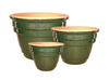Wholesale Container Gardening, Pots & Planters > Stackable Series
Tall Bell Pot : Rim Unglazed (Jade Green)