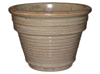 Wholesale Container Gardening, Pots & Planters > Stackable Series
Tall Bell Pot : Stripes Design (Falling Brown/Creme)