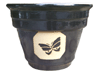 Wholesale Container Gardening, Pots & Planters > Stackable Series
Tall Bell Pot : Sticker Design: Butterfly (Graphite Black)