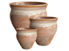 Wholesale Clay Pots & Planters > Necked Series
Tall Necked Pot : Rim Glazed (Running Honey)