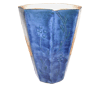 Wholesale Frost Proof Pots & Planters > Tall Planter Series
Tall Octagonal Planter : Flower Carving #201 (Blossom Blue) 