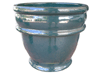 Wholesale Garden Pottery Pots & Planters > Stackable Series
Chalice Pot : Plain Color:<br>Rim Glazed (Federal Green)