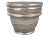 Wholesale Garden Pottery Pots & Planters > Stackable Series
Chalice Pot : Plain Color:<br>Rim Glazed (Brushed Brown)