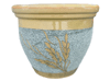 Garden Supplier, Pots & Planters > Malay Series
Dual Rim Malay Pot : Sandy Carving:<br>Wheat (Sea Green)