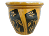 Garden Supplier, Pots & Planters > Malay Series
Dual Rim Malay Pot : Flower Carving #404 (Honey/Black)