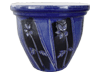 Garden Supplier, Pots & Planters > Malay Series
Dual Rim Malay Pot : Flower Carving #404 (Imperial Blue/Black)