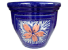 Garden Supplier, Pots & Planters > Malay Series
Dual Rim Malay Pot : Flower Carving #408 (Cobalt Blue)