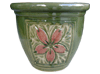 Garden Supplier, Pots & Planters > Malay Series
Dual Rim Malay Pot : Flower Carving #408 (Jade Green)