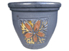 Garden Supplier, Pots & Planters > Malay Series
Dual Rim Malay Pot : Flower Carving #408 (Matte Black)
