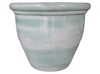 Garden Supplier, Pots & Planters > Malay Series
Dual Rim Malay Pot : Plain Color IV: (Cloudy Green)