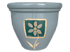 Garden Supplier, Pots & Planters > Malay Series
Dual Rim Malay Pot : Flower Carving #412 (Cadet Blue)