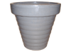 Wholesale Plant Container, Pots & Planters > Stackable Series
Vee Pot : Plain Color:<br>Rim Glazed (Grey)